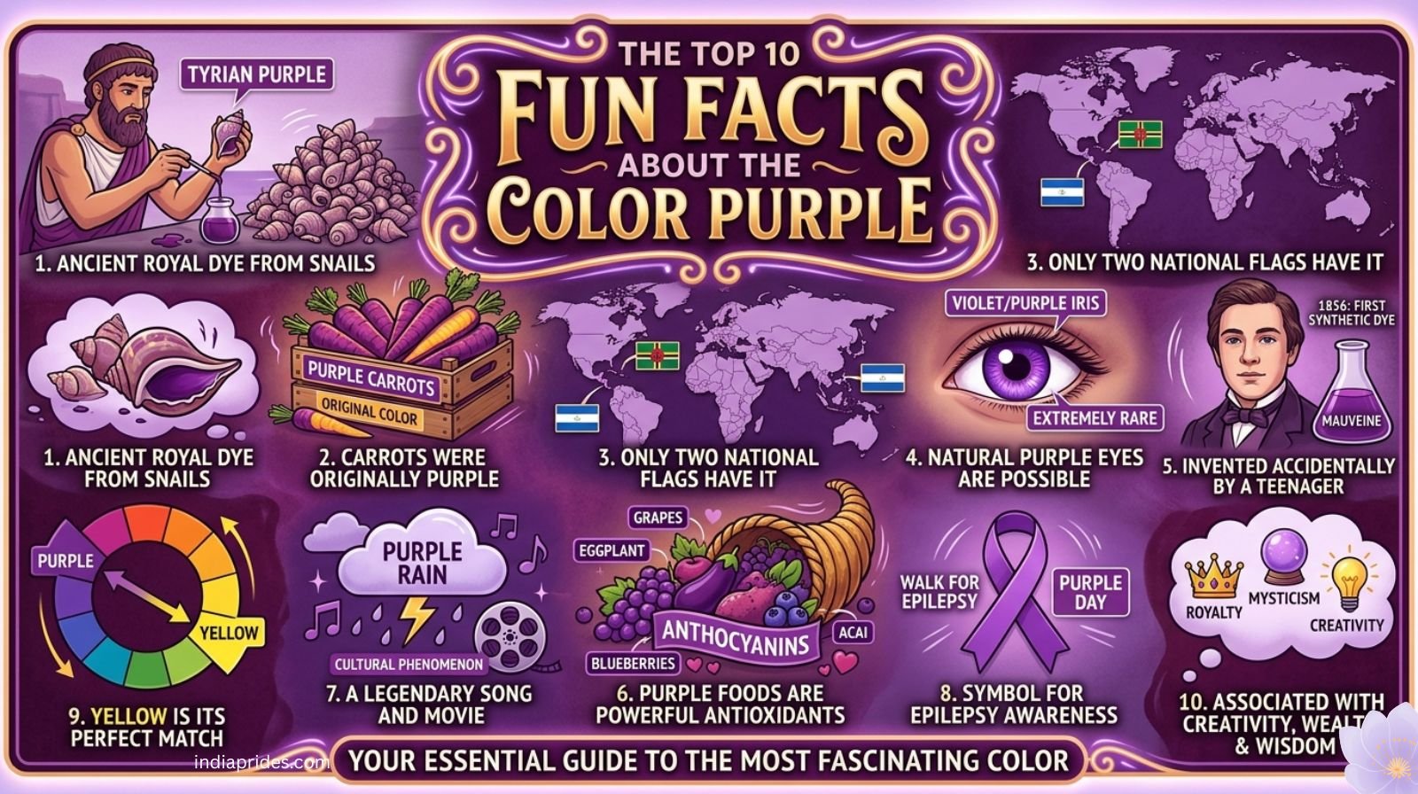 A vibrant purple nebula captured by a deep-space telescope.