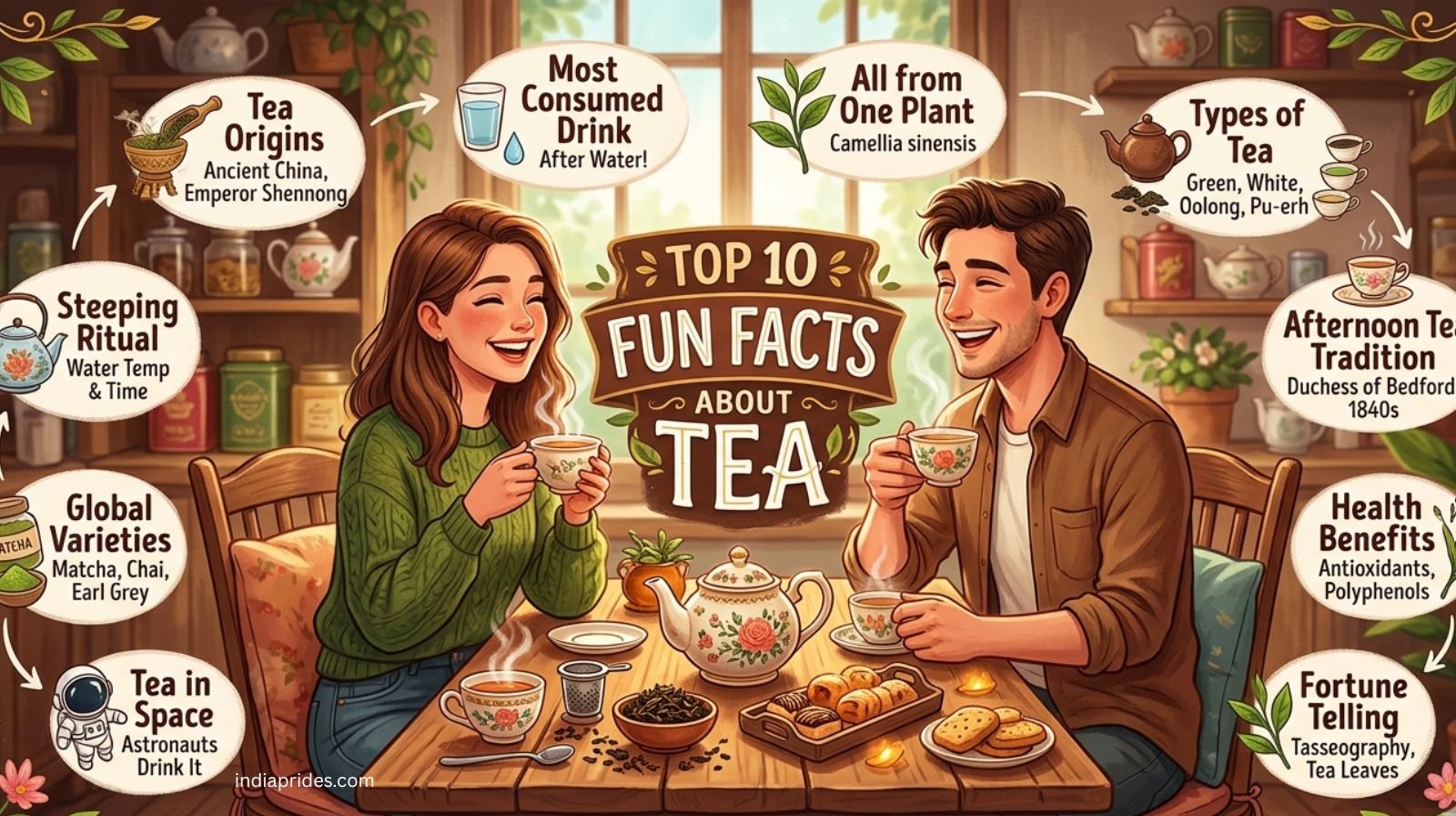 Top 10 Fun Facts About Tea