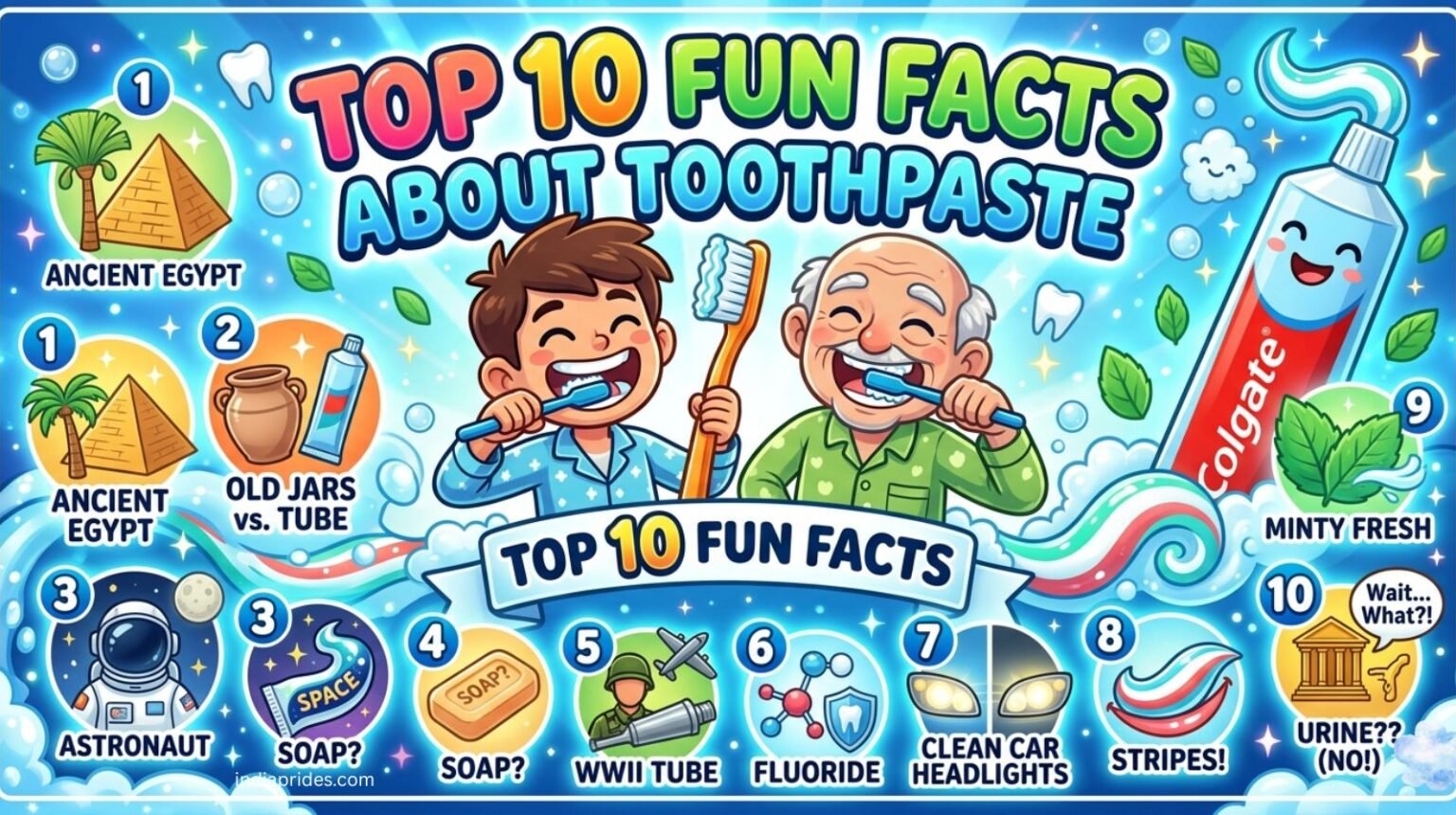 Fact Toothpaste Top 10 Fun Facts About Toothpaste - India Prides