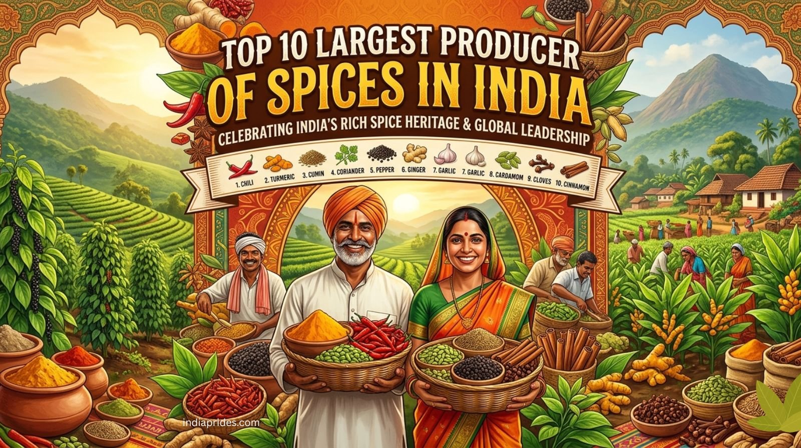Top 10 Largest Producer of Spices in India