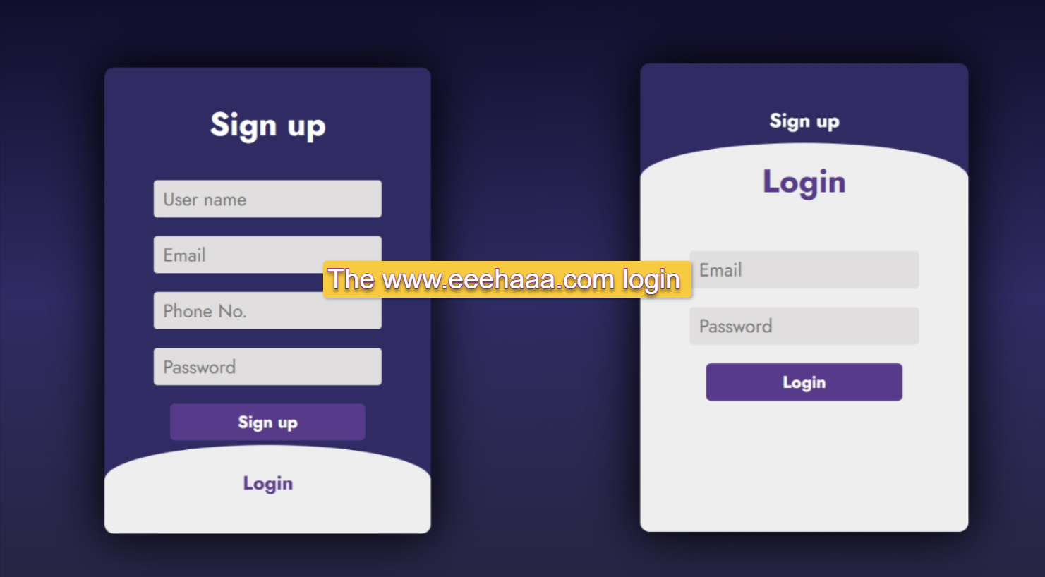 The www.eeehaaa.com login